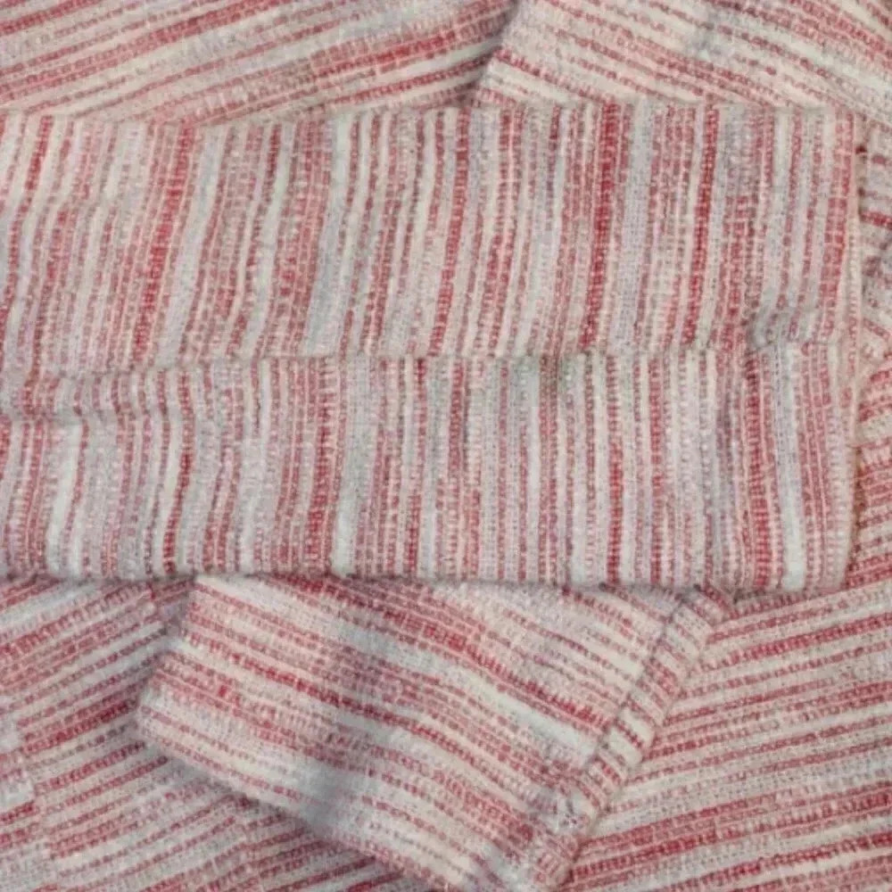 Atmosphere Pink Button Zip Sweater Jacket Size 2 - Picture 8 of 8